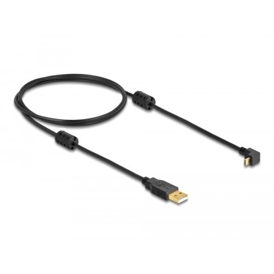 Delock Cable USB-A male > USB micro-B male angled 90° up / down 2