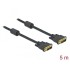 Delock Cable DVI 24+1 male > DVI 24+1 male 5 m black