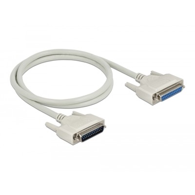 Delock Serial Cable D-Sub 25 male to female 1 m 2