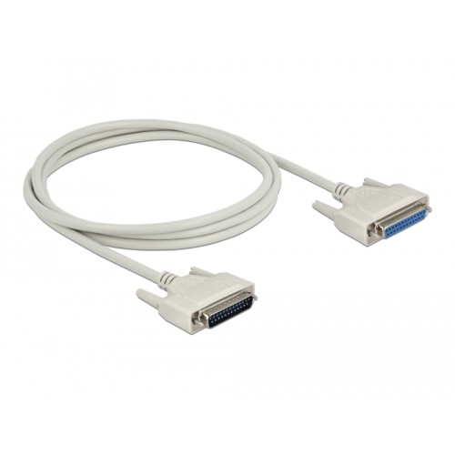 Delock Serial Cable D-Sub 25 male to female 2 m