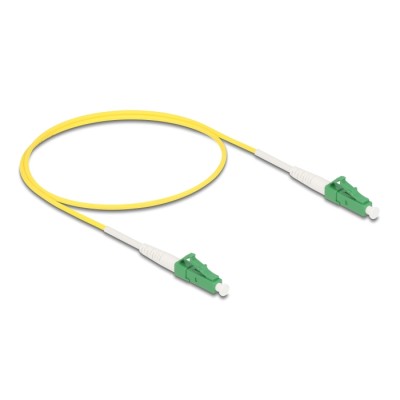 Delock Cable Optical Fibre LC-APC to LC-APC Simplex Singlemode OS2 0.5 m 2