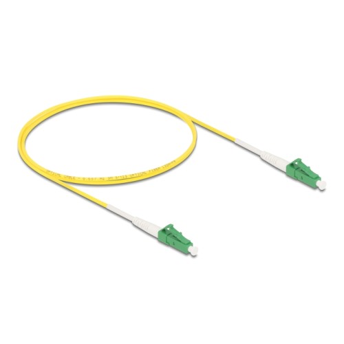 Delock Cable Optical Fibre LC-APC to LC-APC Simplex Singlemode OS2 1 m