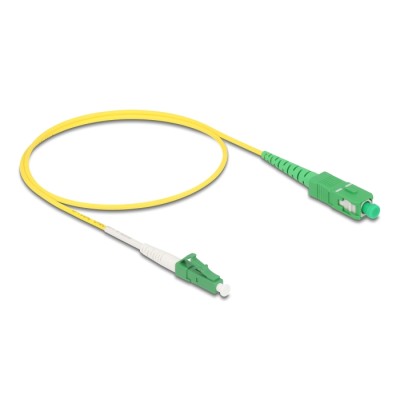 Delock Cable Optical Fibre LC-APC to SC-APC Simplex Singlemode OS2 0.5 m 2
