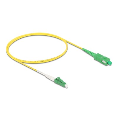 Delock Cable Optical Fibre LC-APC to SC-APC Simplex Singlemode OS2 1 m 2