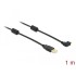 Delock Cable USB-A male > USB micro-B male angled 270°