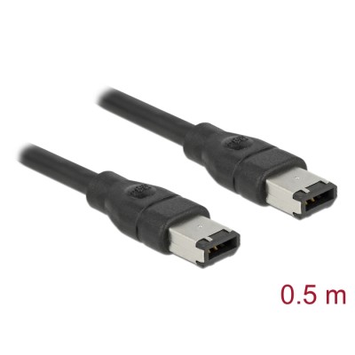 Delock Cable FireWire 6 pin male-6 pin male 0.5 m