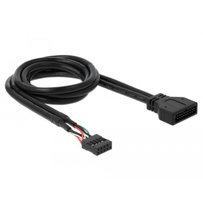 Delock Cable USB 2.0 pin header female  USB 3.0 pin header male 30 cm 2