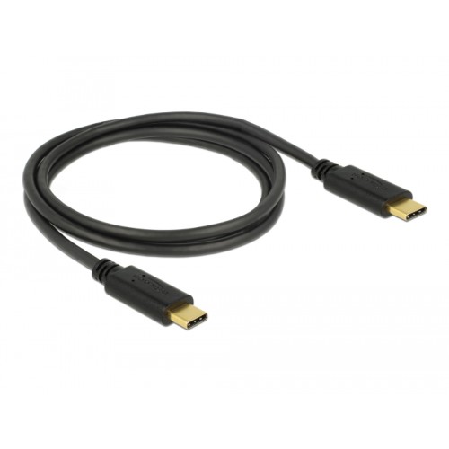 Delock USB 2.0 cable Type-C to Type-C 1 m PD 5 A E-Marker
