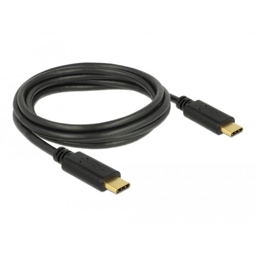 Delock USB 2.0 cable Type-C to Type-C 2 m PD 5 A E-Marker