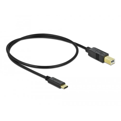 Delock USB 2.0 cable Type-C to Type-B 0.5 m