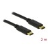 Delock USB 2.0 cable Type-C to Type-C 2 m 3 A
