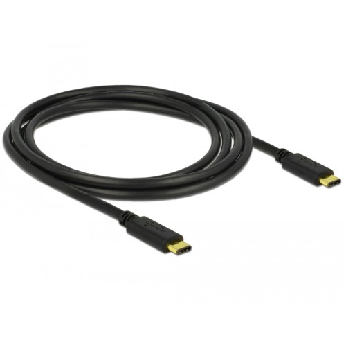 Delock USB 2.0 cable Type-C to Type-C 2 m 3 A