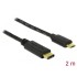 Delock Cable USB Type-C™ 2.0 male > USB 2.0 Type Micro-B male 2.0 m black