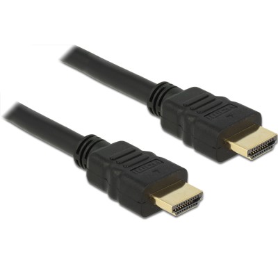 Delock Cable High Speed HDMI with Ethernet – HDMI A male-HDMI A male 4K 25 cm 2