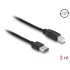 Delock Cable EASY-USB 2.0 Type-A male > USB 2.0 Type-B male 3 m black