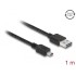 Delock Cable EASY-USB 2.0 Type-A male > USB 2.0 Type Mini-B male 1 m black