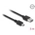 Delock Cable EASY-USB 2.0 Type-A male > USB 2.0 Type Mini-B male 3 m black