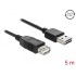 Delock Extension cable EASY-USB 2.0 Type-A male > USB 2.0 Type-A female black 5 m