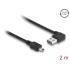 Delock Cable EASY-USB 2.0 Type-A male angled left / right > USB 2.0 Type Mini-B male 2 m