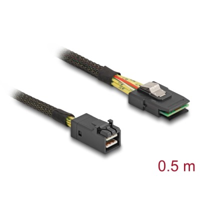 Delock Cable Mini SAS HD SFF-8643  Mini SAS SFF-8087 0.5 m