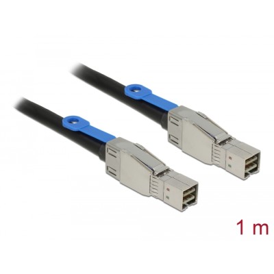 Delock Cable Mini SAS HD SFF-8644  Mini SAS HD SFF-8644 1 m