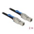 Delock Cable Mini SAS HD SFF-8644  Mini SAS HD SFF-8644 2 m