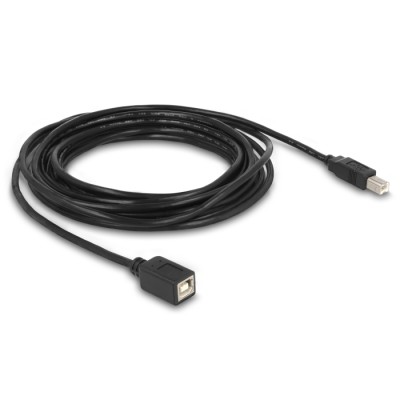 Delock Extension Cable USB 2.0 B male > B female 5 m 2