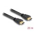 Delock Cable High Speed HDMI with Ethernet – HDMI A male-HDMI A male 20 m