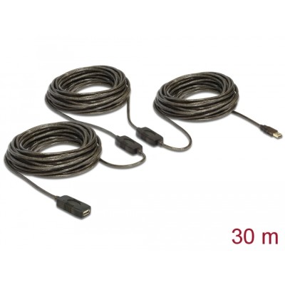 Delock Cable USB 2.0 Extension, active 30 m