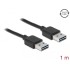 Delock Cable EASY-USB 2.0 Type-A male > EASY-USB 2.0 Type-A male 1 m black