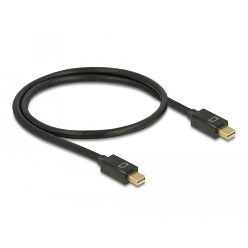 Delock Cable Mini DisplayPort 1.2 male  Mini DisplayPort male 4K 60 Hz 0.5 m