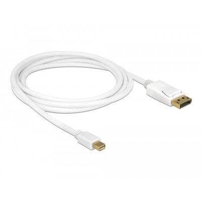 Delock Cable Mini DisplayPort 1.2 male  DisplayPort male 4K 60 Hz 2.0 m 2