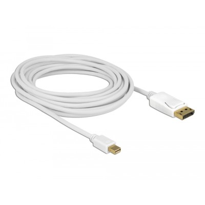 Delock Cable Mini DisplayPort 1.2 male  DisplayPort male 4K 60 Hz 5.0 m 2