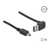 Delock Cable EASY-USB 2.0 Type-A male angled up / down > USB 2.0 Type Mini-B male 2 m