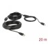 Delock Cable USB 2.0 Type-A male > USB 2.0 Type-B male 20 m