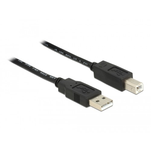 Delock Cable USB 2.0 Type-A male > USB 2.0 Type-B male 20 m