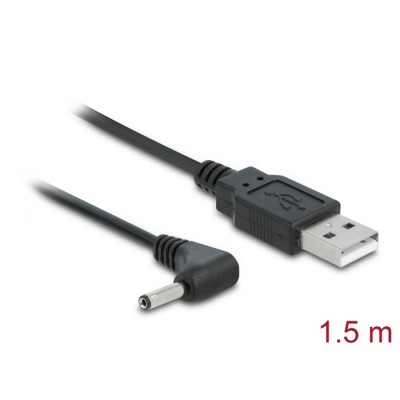 Delock Cable USB Power > DC 3.5 x 1.35 mm Male 90° 1.5 m