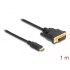 Delock HDMI cable Mini-C male  DVI 24+1 male 1 m
