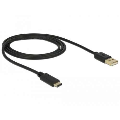 Delock USB 2.0 cable Type-A to Type-C 1 m