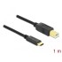 Delock USB 2.0 cable Type-C to Type-B 1 m