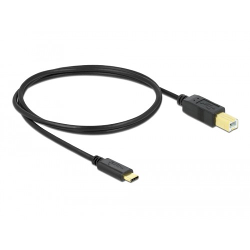 Delock USB 2.0 cable Type-C to Type-B 1 m