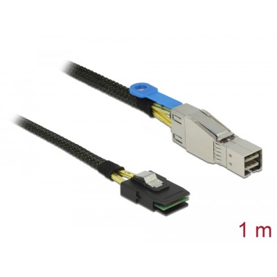 Delock Cable Mini SAS HD SFF-8644  Mini SAS SFF-8087 1 m