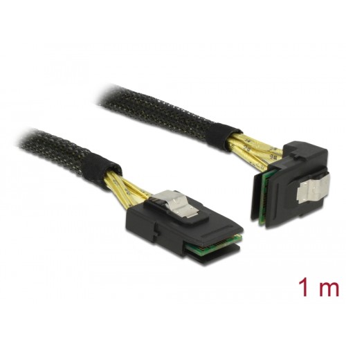 Delock Cable Mini SAS SFF-8087 > Mini SAS SFF-8087 angled 1 m