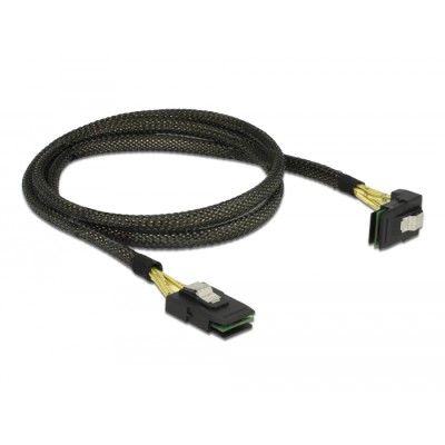 Delock Cable Mini SAS SFF-8087 > Mini SAS SFF-8087 angled 1 m 2