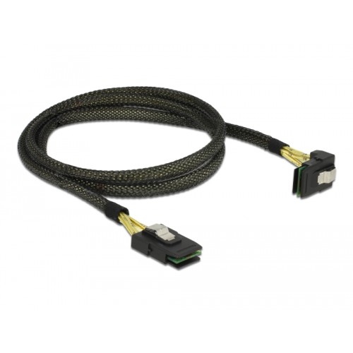 Delock Cable Mini SAS SFF-8087 > Mini SAS SFF-8087 angled 1 m