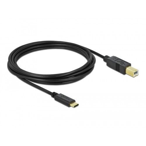 Delock USB 2.0 cable Type-C to Type-B 3 m