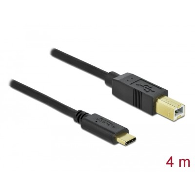Delock USB 2.0 cable Type-C to Type-B 4 m