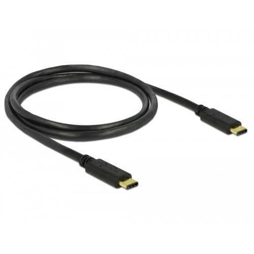 Delock USB 2.0 cable Type-C to Type-C 1 m 3 A