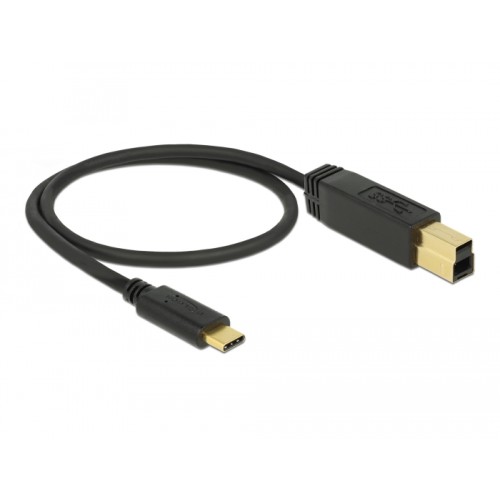 Delock USB 3.1 Gen 2 (10 Gbps) cable Type-C to Type-B 0.5 m