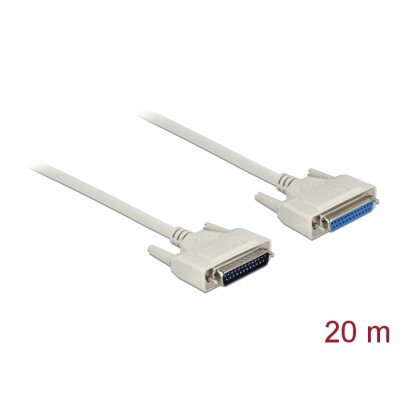 Delock Serial Cable D-Sub 25 male to female 20 m